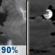 Tonight: Showers And Thunderstorms then Mostly Cloudy