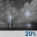 Saturday Night: A slight chance of showers and thunderstorms. Partly cloudy, with a low around 57. Saturday Night: Slight Chance Showers And Thunderstorms