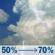 Monday: A chance of showers and thunderstorms before 8am, then a chance of showers and thunderstorms between 8am and 11am, then a chance of showers and thunderstorms between 11am and noon, then showers and thunderstorms likely between noon and 1pm, then a chance of showers and thunderstorms between 1pm and 2pm, then showers and thunderstorms likely between 2pm and 5pm, then a chance of showers and thunderstorms. Mostly cloudy, with a high near 83. Southwest wind 6 to 12 mph. Chance of precipitation is 70%. New rainfall amounts between a tenth and quarter of an inch possible. Monday: Chance Showers And Thunderstorms then Showers And Thunderstorms Likely